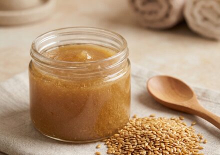Flaxseed Gel for Curly & Frizz-Free Hair